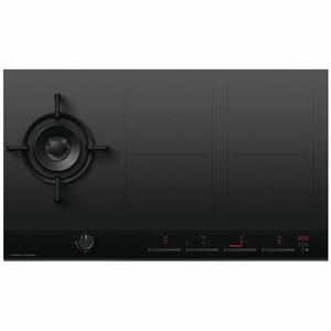 Fisher & Paykel Series 9 90cm LPG Gas Wok Burner and Induction Cooktop CGI905DLPTB4