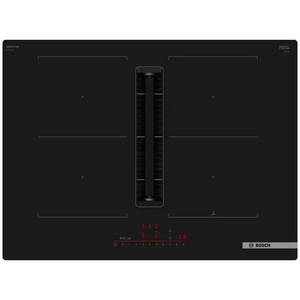 Bosch 70cm Series 6 Induction Cooktop with Downdraft Ventilation Black PVQ711H26E