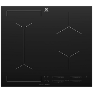 Electrolux 60cm 4 Burner Zone Induction Cooktop with Hob2Hood EHI645BF