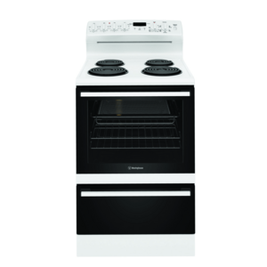 Westinghouse 60cm Electric Freestanding Cooker with 5 Function Oven White WLE625WC