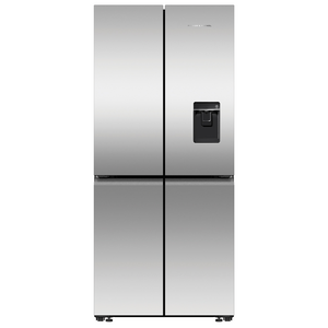 Fisher & Paykel Series 7 498L Quad Door Refrigerator with Ice and Water Stainless Steel RF500QNUX1