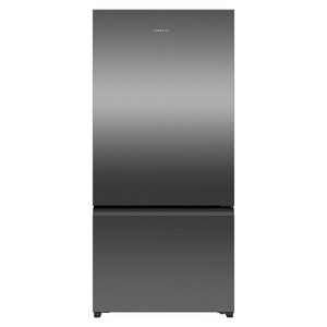 Fisher & Paykel Series 5 515L Bottom Mount Fridge Black Stainless Steel Right Hinge RF505BRNB1