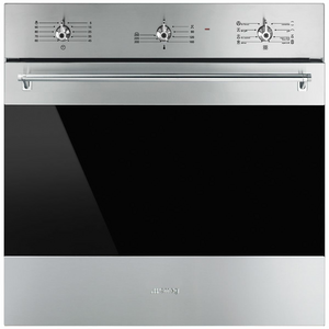 Smeg 60cm Classic Thermoseal Built-In Oven Stainless Steel SFA63M3TVX