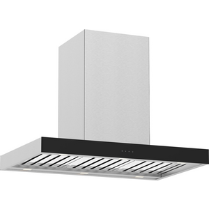 Whispair 90cm Rome Island Rangehood with On-Board Motor System X7R09S5OPT