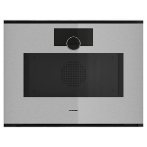Gaggenau 60cm Minimalistic Series Compact Built-In Combi-Steam Oven With Water Tank Left Hinge - Sterling GS251130