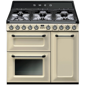 Smeg 90cm Victoria Aesthetic Freestanding Dual Fuel Oven/Stove TRA93P