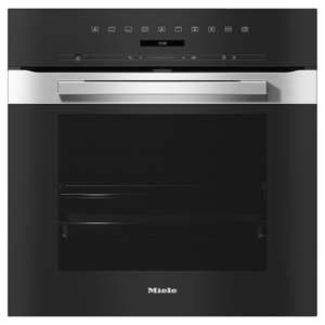 Miele 60cm Pyrolytic Oven with Automatic Cooking Programmes CleanSteel H7260BP