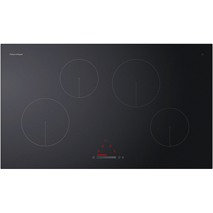 Fisher & Paykel Series 5 90cm Four Zone Induction Cooktop Black Glass CI904CTB1