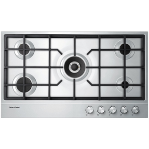 Fisher & Paykel Series 7 90cm Natural Gas Cooktop Stainless Steel CG905DX1