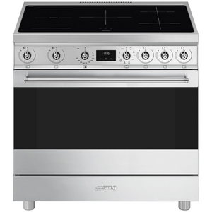 Smeg 90cm Classic Stainless Steel Induction Freestanding Oven C9IMX2