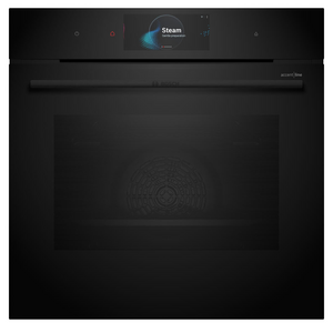 Bosch 60cm Series 8 Built-In Oven with Added Steam Function Black HRG978NB1A