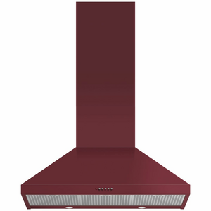 Fisher & Paykel Series 7 90cm Pyramid Chimney Wall Canopy Rangehood Red HC90PCR1