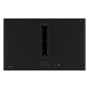 NEFF 80cm N 90 Flex Induction Cooktop with Integrated Downdraft Brushed Bronze V68YYX4C0-BB