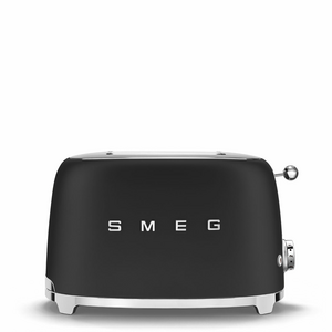 Smeg Retro 50's Style 2 Slice Toaster Matte Black TSF01BLMAU