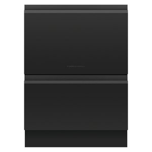 Fisher & Paykel Series 9 Contemporary Double DishDrawer Dishwasher Black DD60D4ZB9