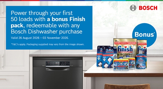 Bosch Bonus Finish Pack Promotion 