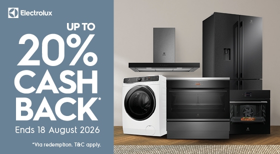 Electrolux Up To 20% Cashback