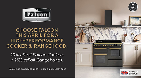 10% Off all Falcon Cookers + 15% off all Rangehoods 