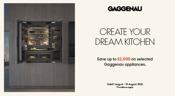 Save up to $2,000 on selected Gaggenau appliances