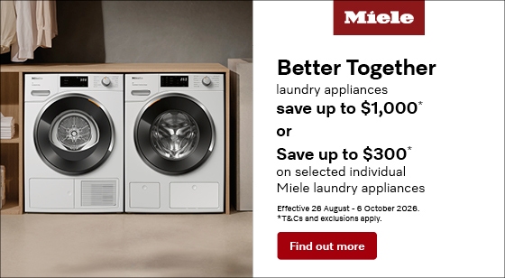 Miele Better Together Laundry Promotion