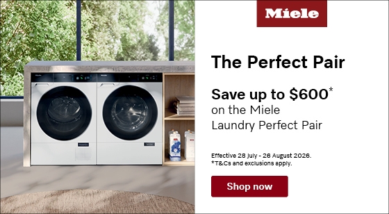 Miele perfect pair laundry promotion